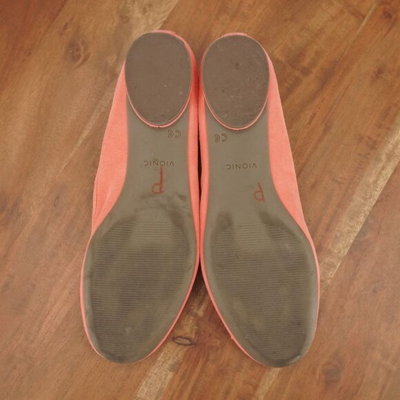 Vionic Shell Pink Callisto Flats Size 9 - Picture 8 of 9